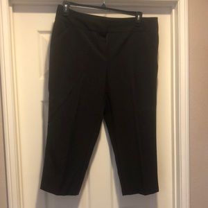 Cropped straight leg pants